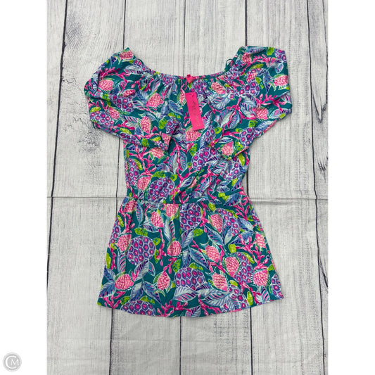 Romper Designer By Lilly Pulitzer In Multi-colored, Size: S