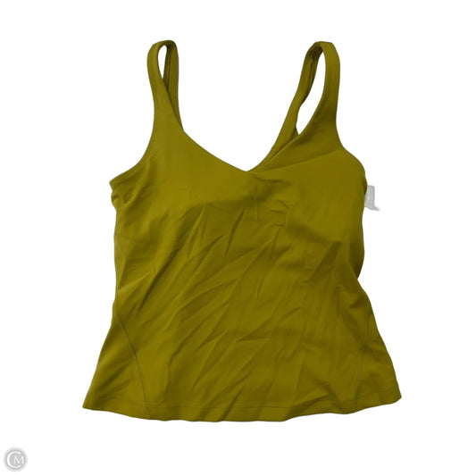 Athletic Tank Top By Lululemon In Green, Size: 8