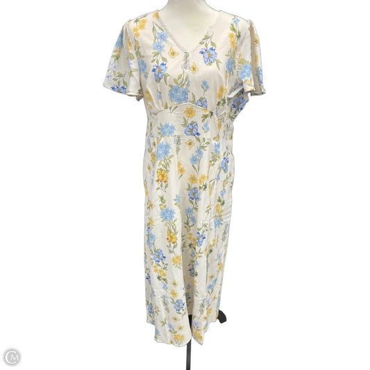 Dress Casual Maxi By Bloomchic In Floral Print, Size: 10