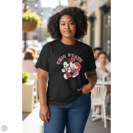 Top Short Sleeve By Disney In Black, Size: Xl