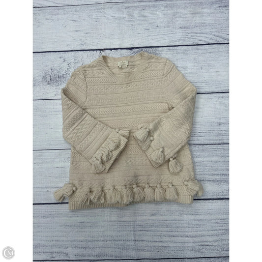 Sweater Designer By Kate Spade In Cream, Size: S