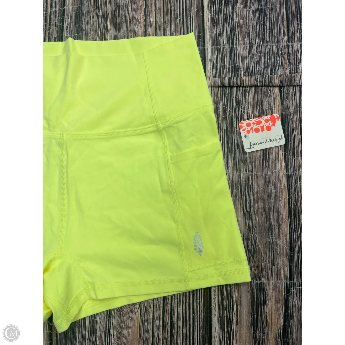 Athletic Shorts By Free People In Yellow, Size: L