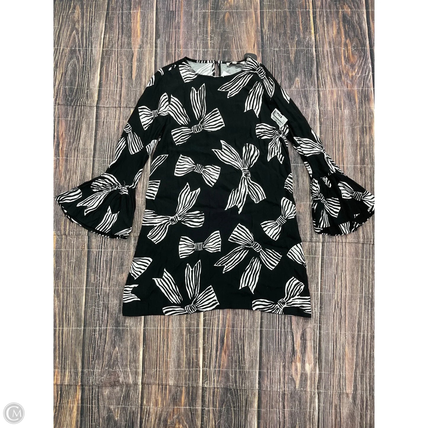 Dress Casual Midi By Loft In Black, Size: M