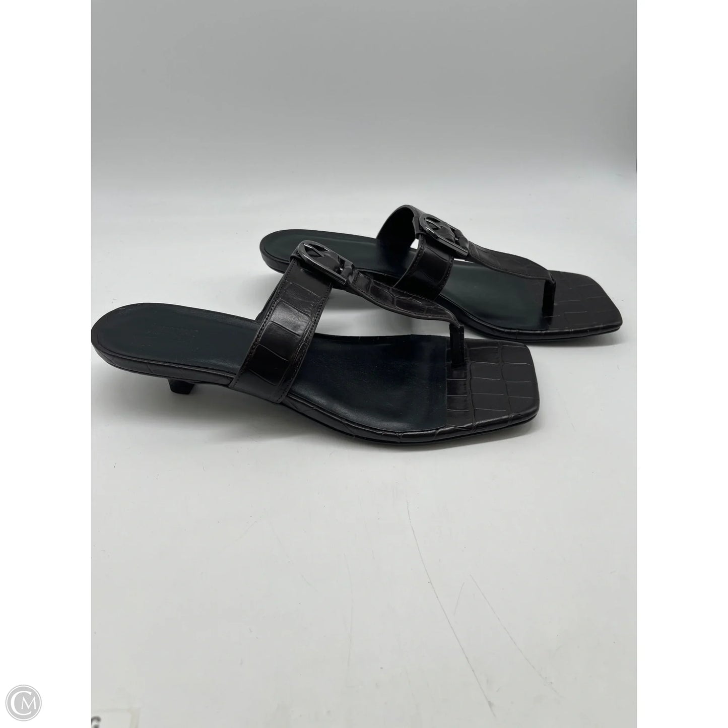 Sandals Heels Stiletto By Nordstrom In Brown, Size: 8.5