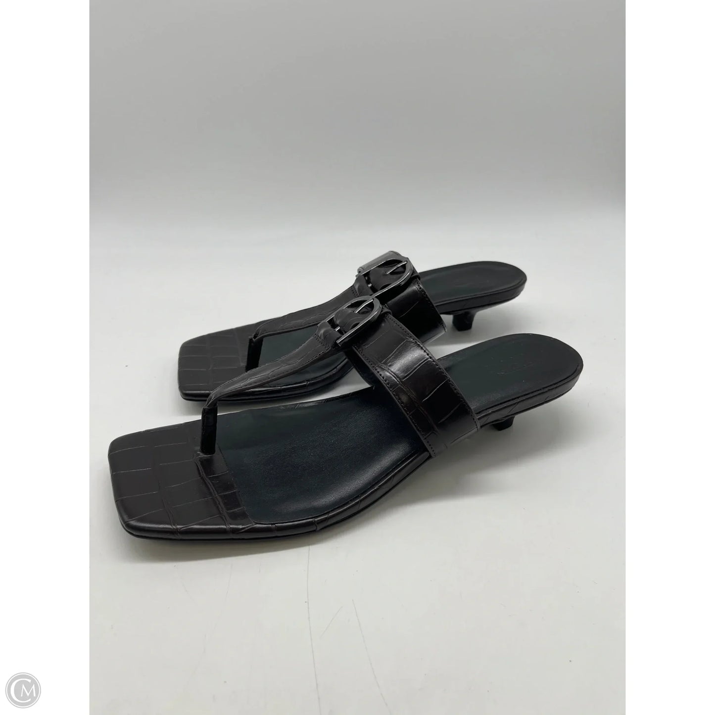 Sandals Heels Stiletto By Nordstrom In Brown, Size: 8.5