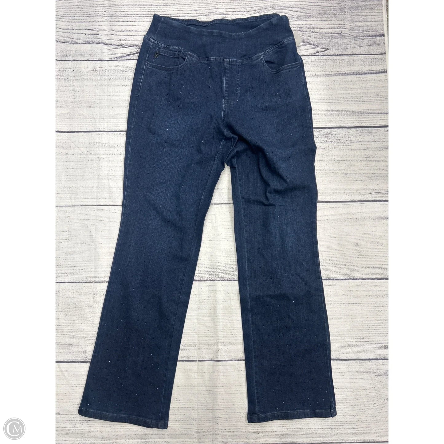 Jeans Straight By Belle By Kim Gravel In Blue, Size: 12