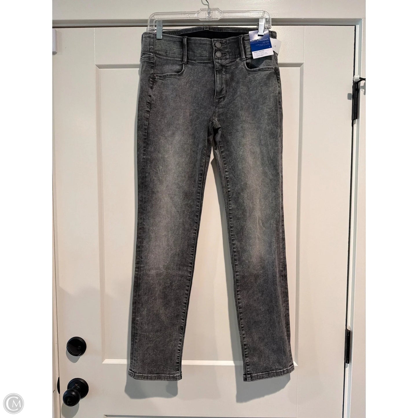 Jeans Straight By Apt 9 In Grey, Size: 8