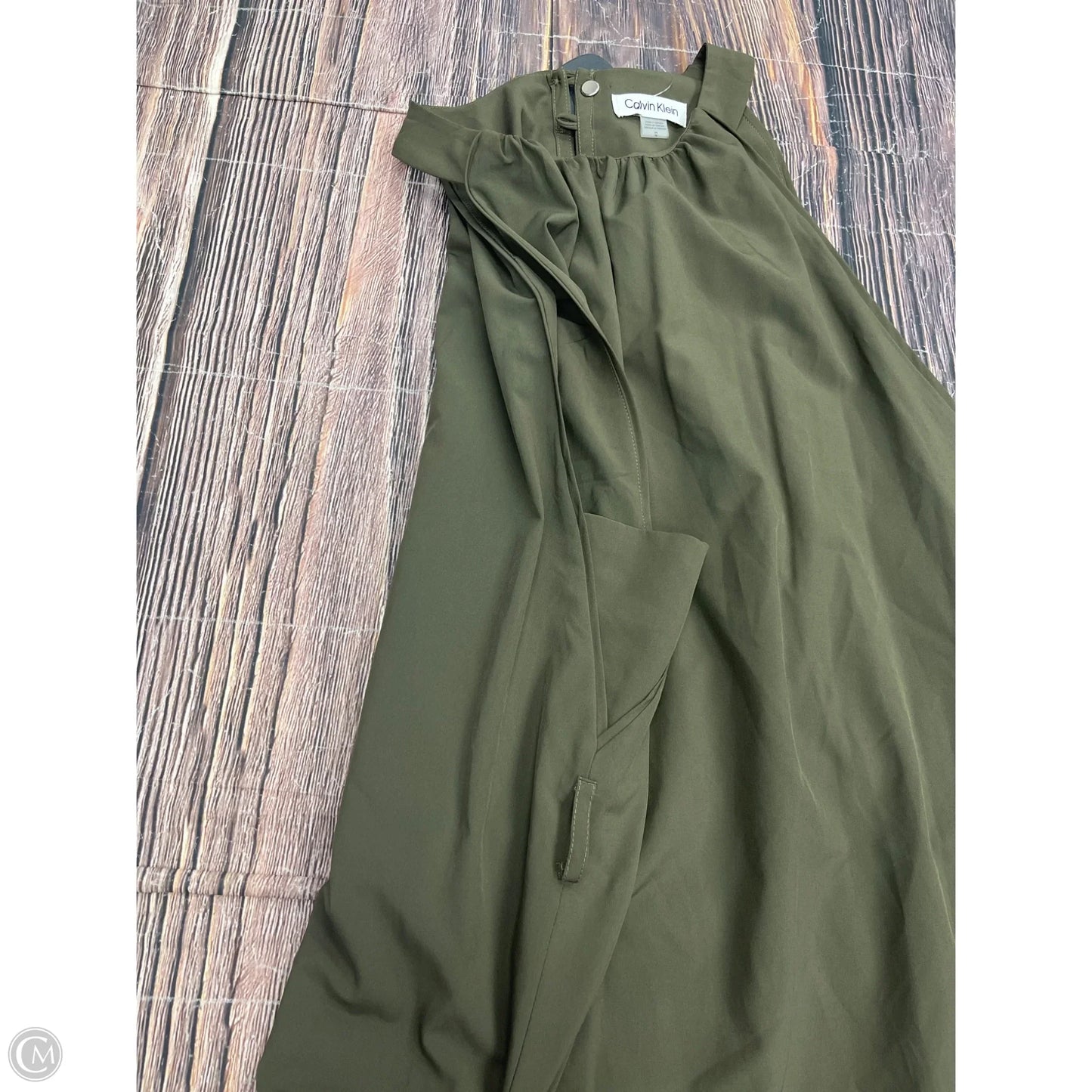 Dress Casual Short By Calvin Klein In Green, Size: 12
