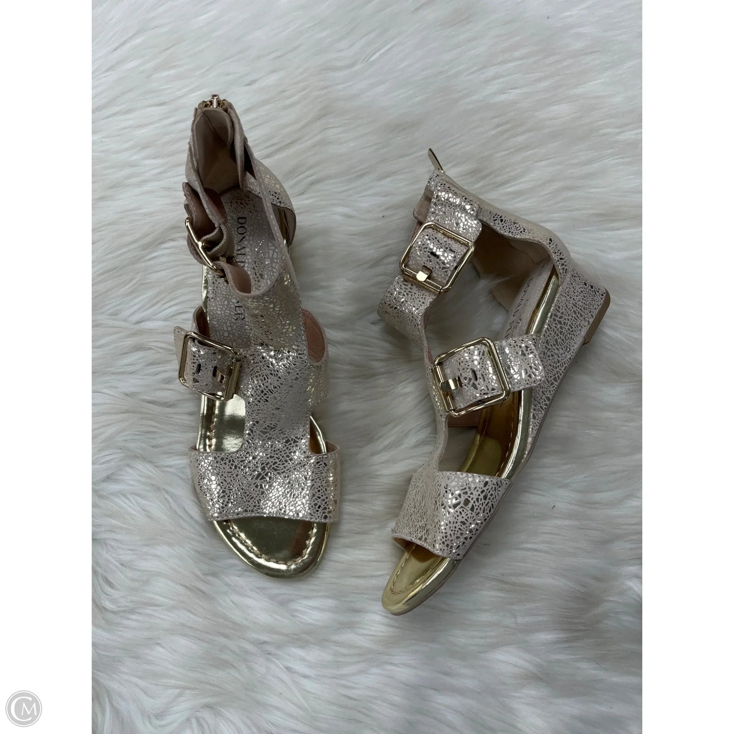 Sandals Heels Wedge By Donald Pliner In Pink, Size: 9