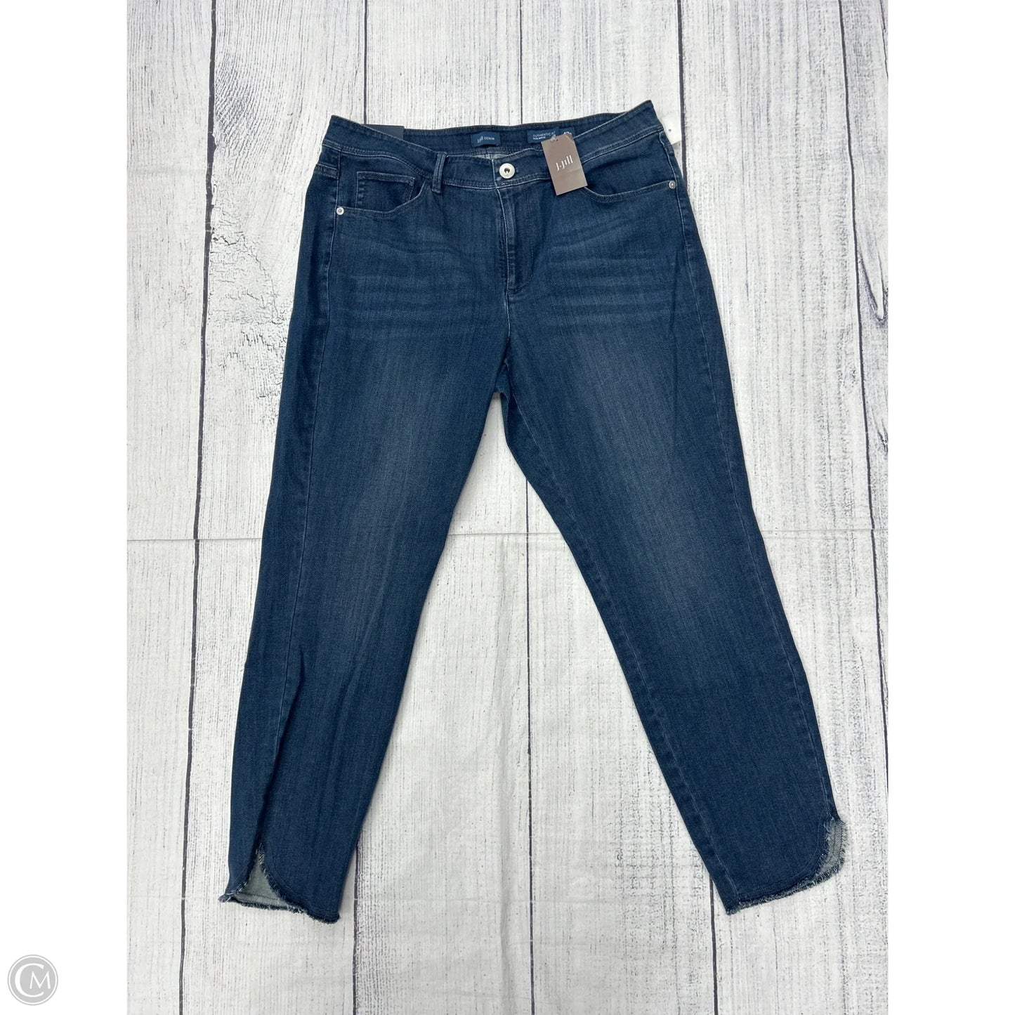 Jeans Skinny By J. Jill In Blue Denim, Size: 12