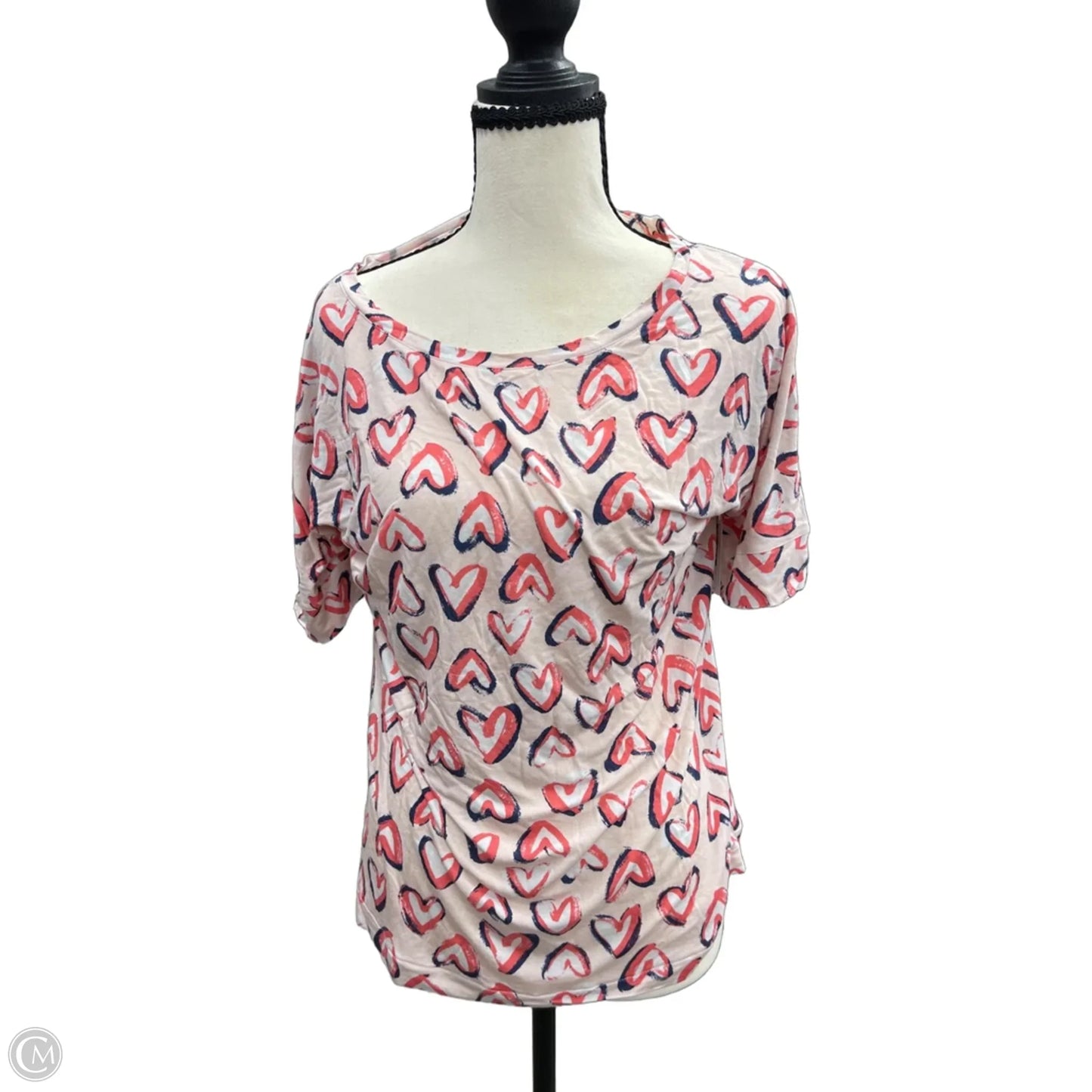 Top Short Sleeve By Vera Bradley In Pink, Size: M