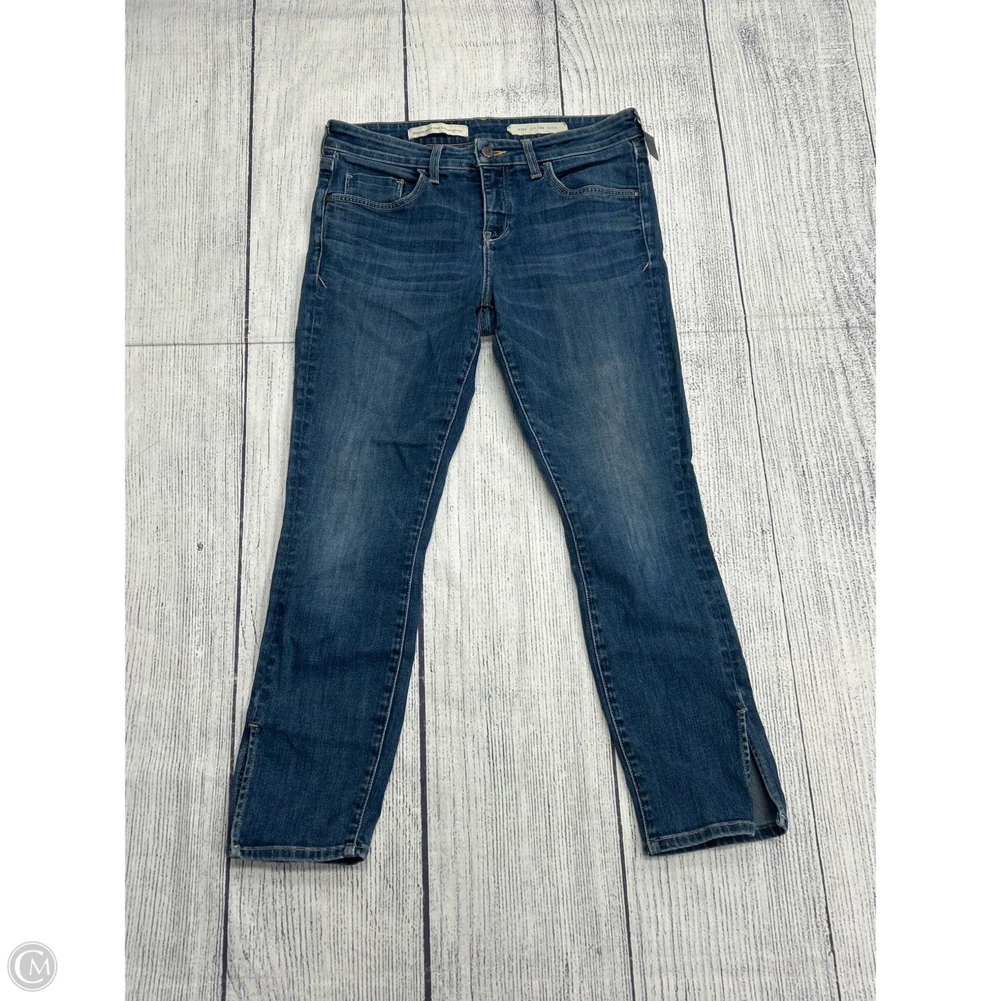 Jeans Skinny By Pilcro In Blue Denim, Size: 8