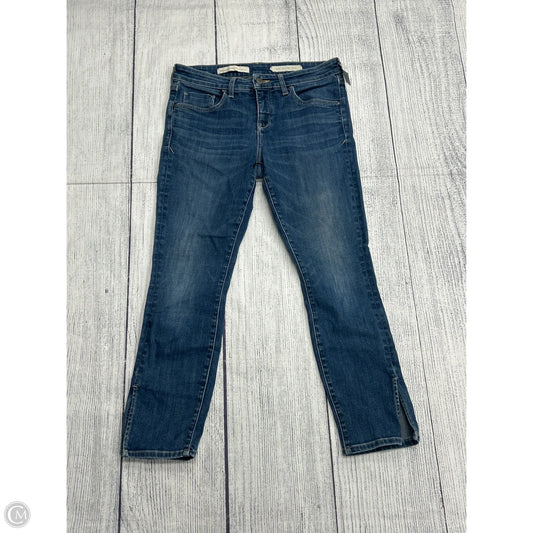 Jeans Skinny By Pilcro In Blue Denim, Size: 8