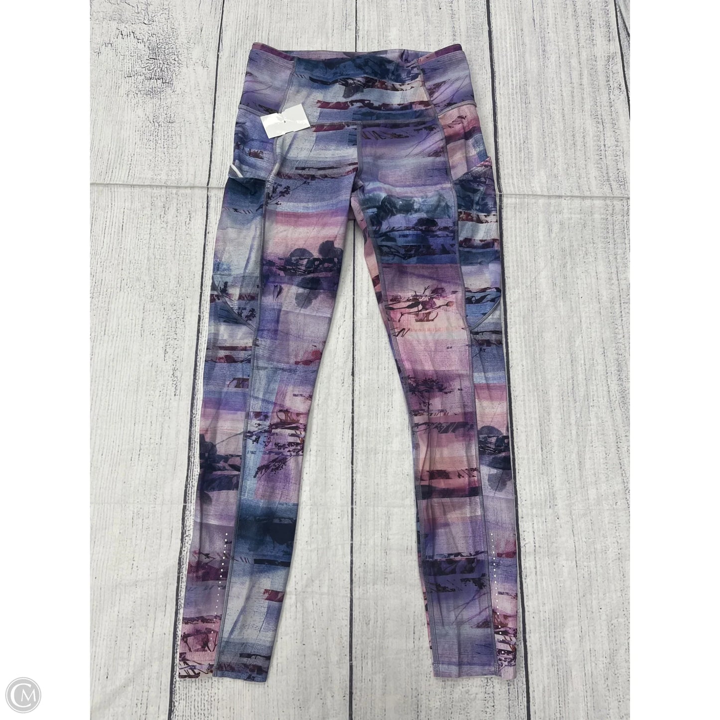 Athletic Leggings Capris By Lululemon In Purple, Size: 6