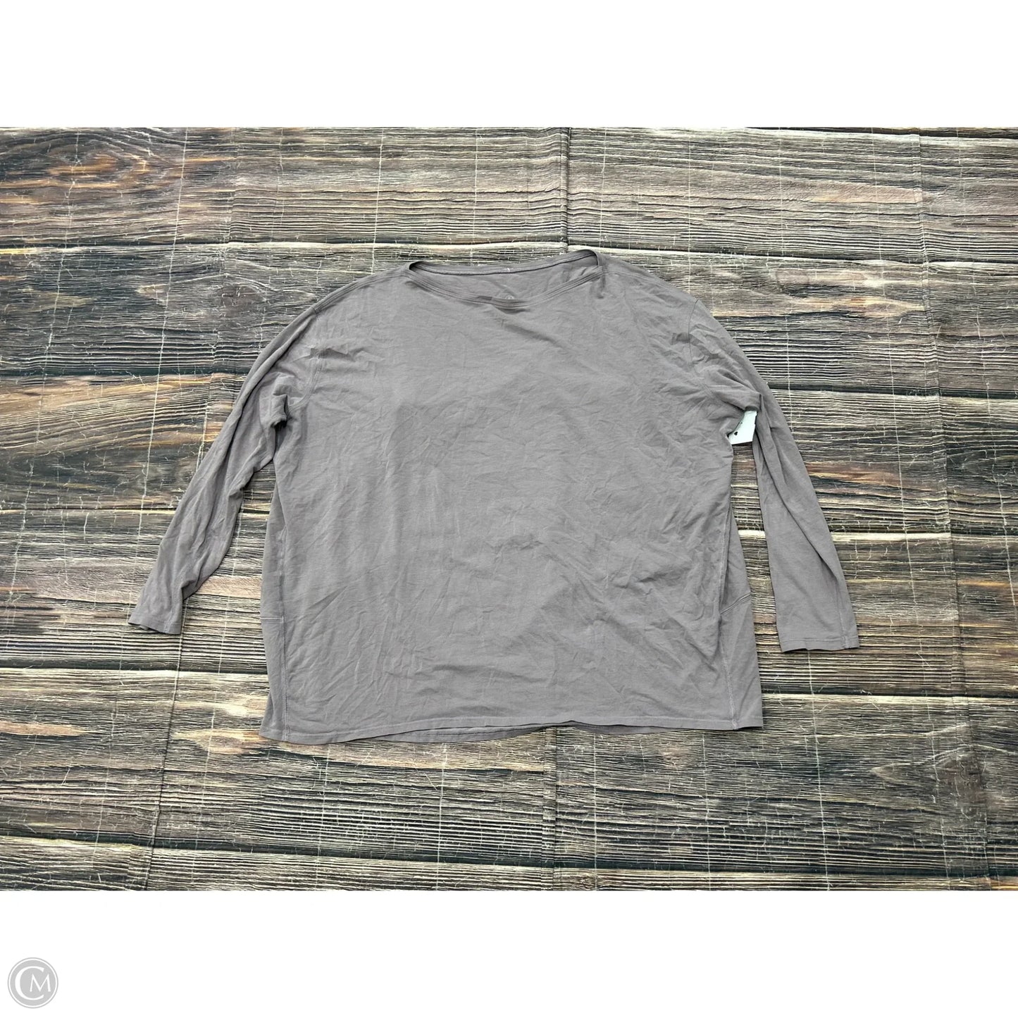 Athletic Top Long Sleeve Crewneck By Lululemon In Purple, Size: M