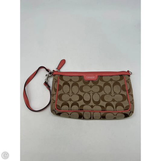 Wristlet Designer By Coach, Size: Large