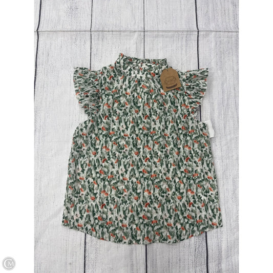 Top Short Sleeve By Kori America In Green, Size: S