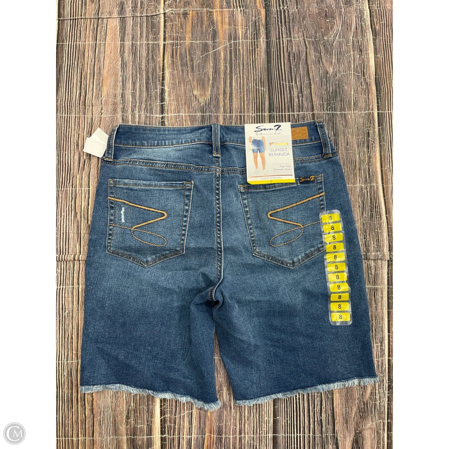 Shorts By Seven 7 In Blue Denim, Size: 8