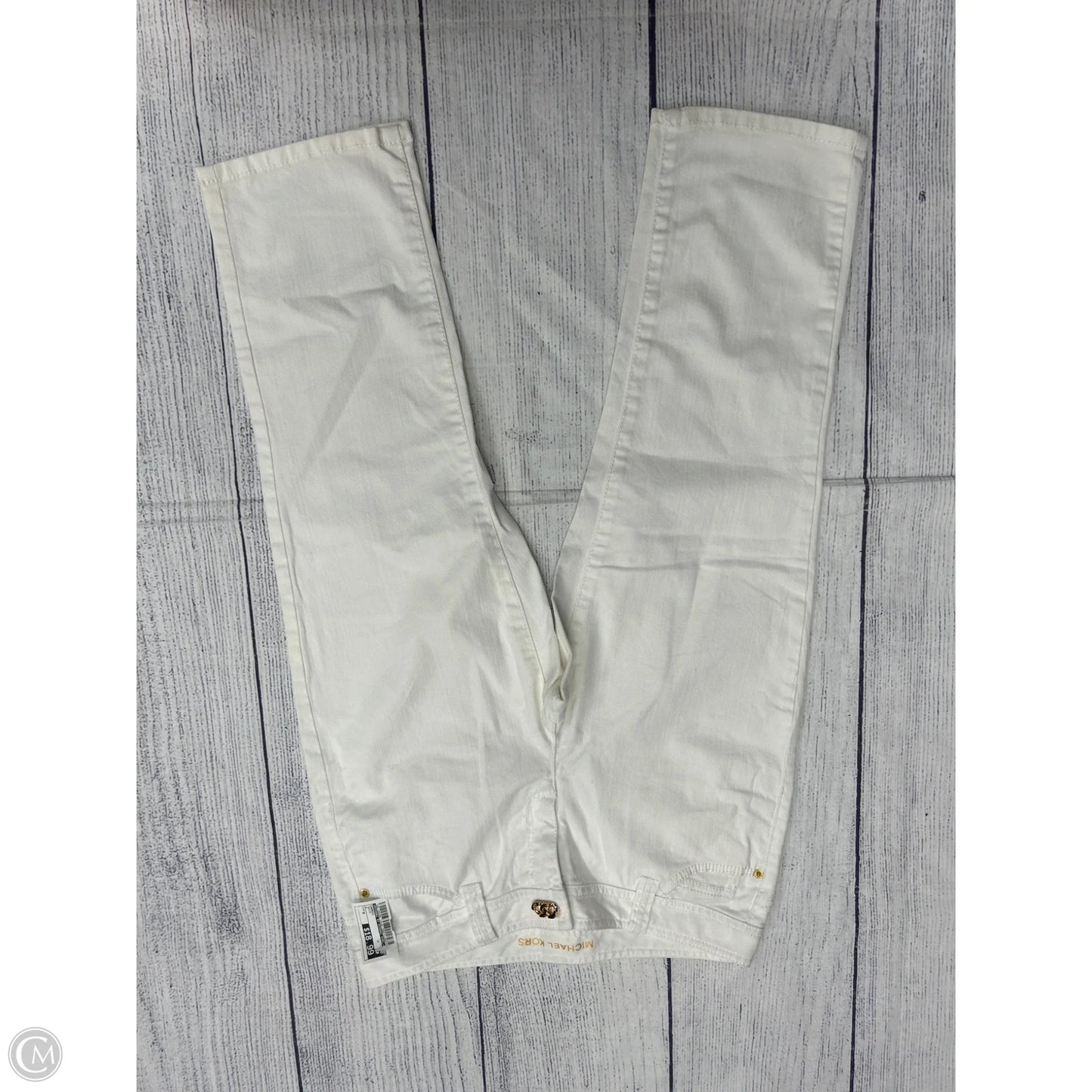 Capris By Michael By Michael Kors In White, Size: 8