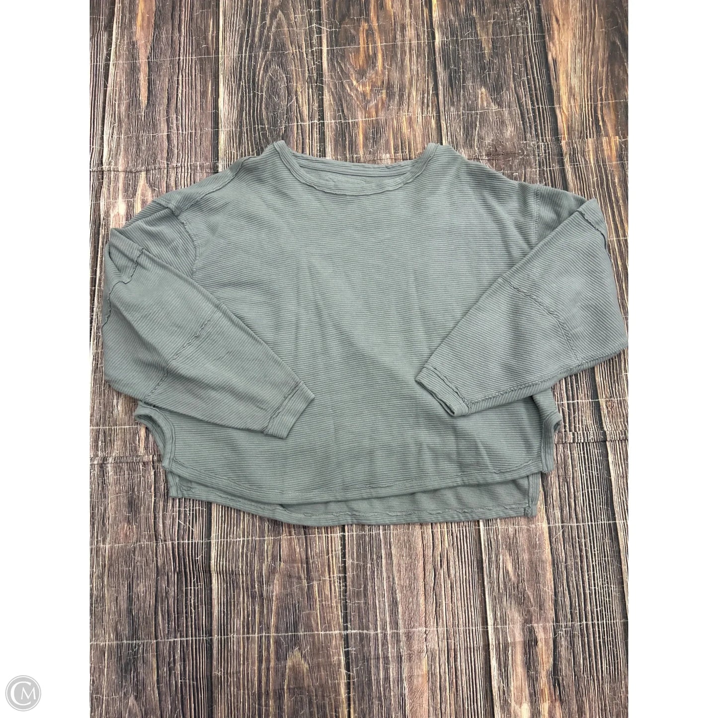 Top Long Sleeve By We The Free In Grey, Size: S