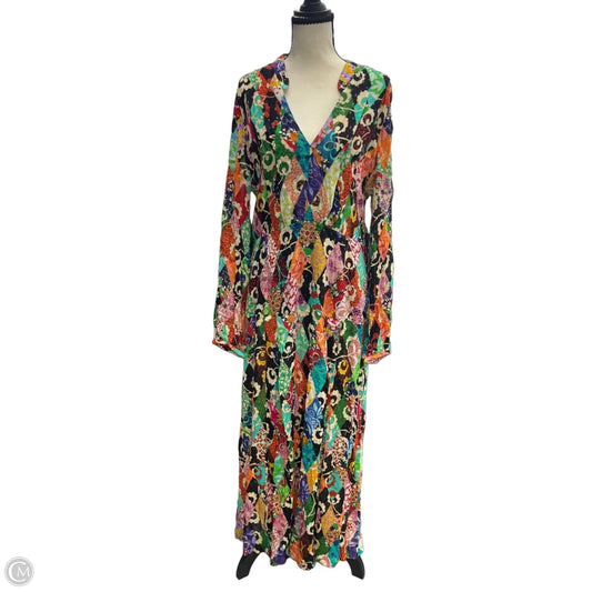 Dress Casual Maxi By Rixo In Multi-colored, Size: L