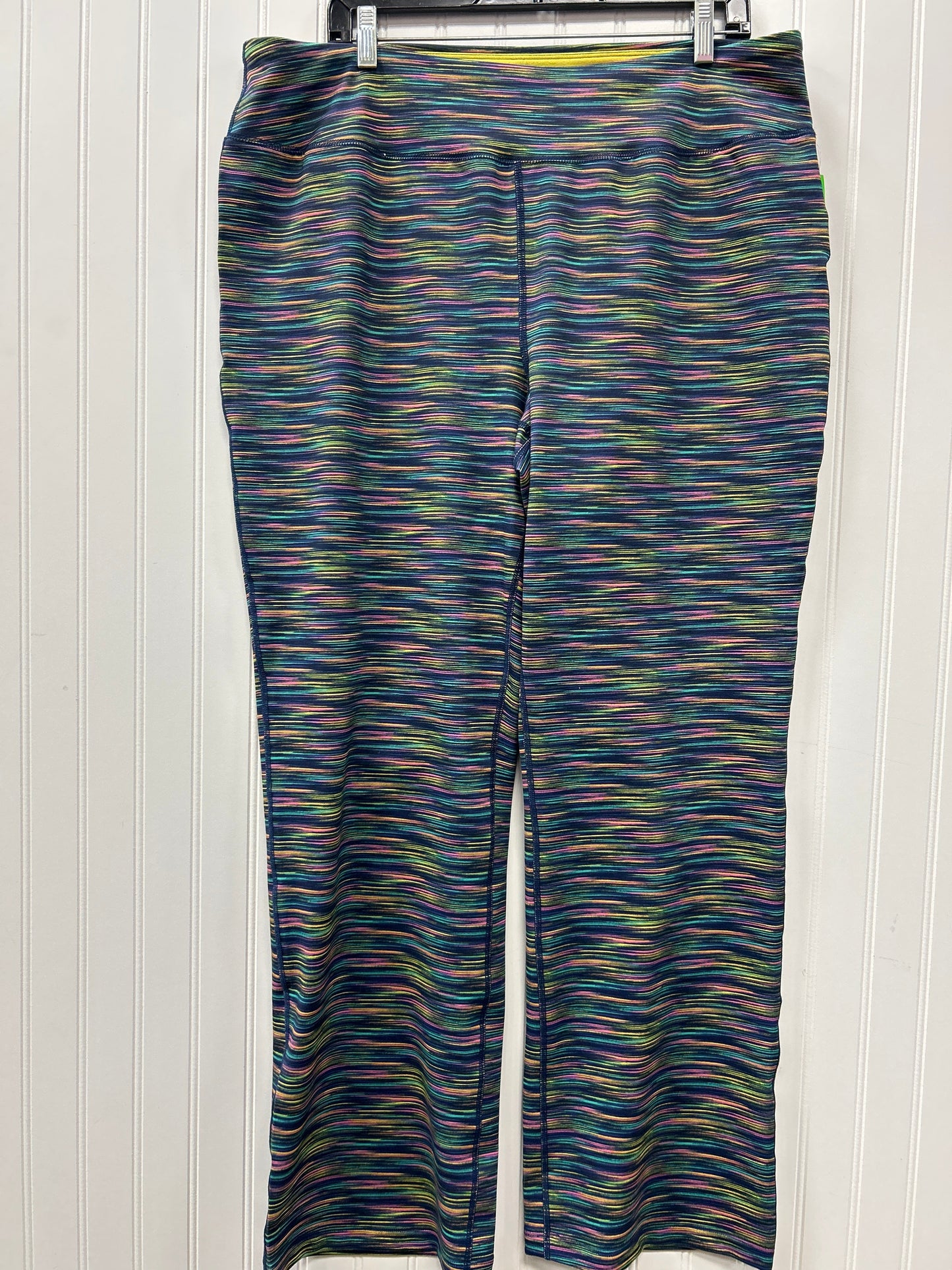 Athletic Pants By Lands End In Striped Pattern, Size:Xl