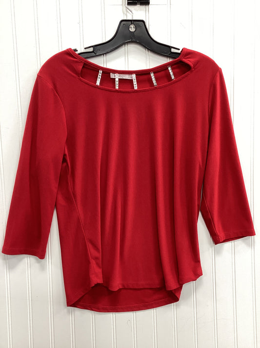 Top Ls By 89Th And Madison In Red, Size:M