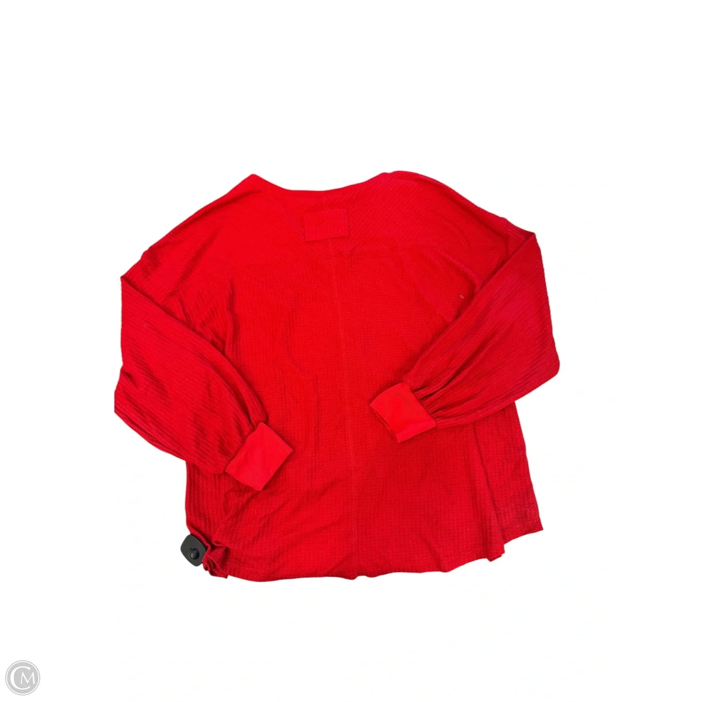 Top Long Sleeve By Clothes Mentor In Red, Size: Xl