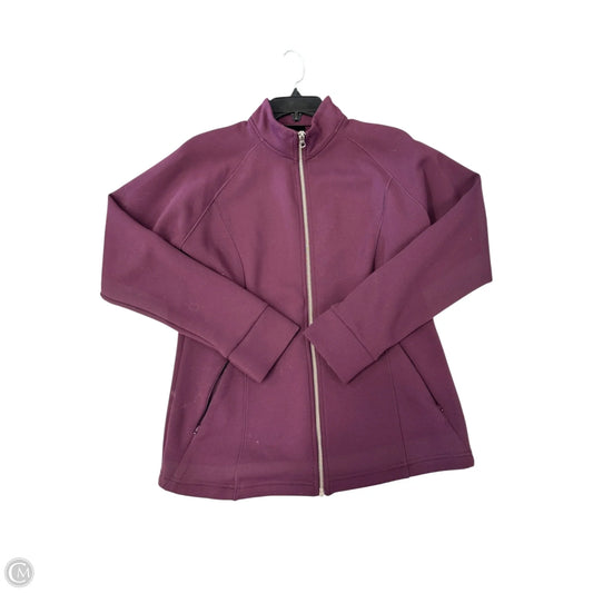 Athletic Jacket By 32 Degrees In Maroon, Size: S