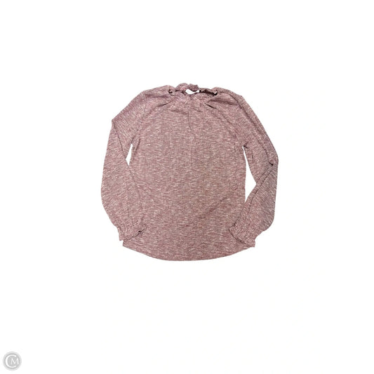 Top Long Sleeve By Clothes Mentor In Maroon, Size: S