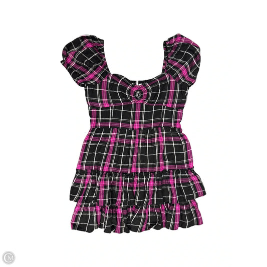 Dress Casual Midi By Bar Iii In Black & Pink, Size: Xl