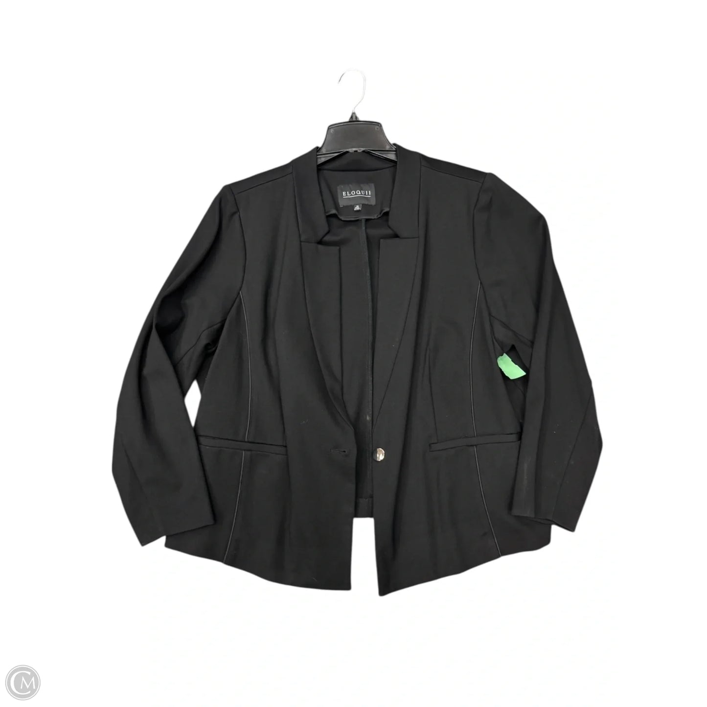 Blazer By Eloquii In Black, Size: 26