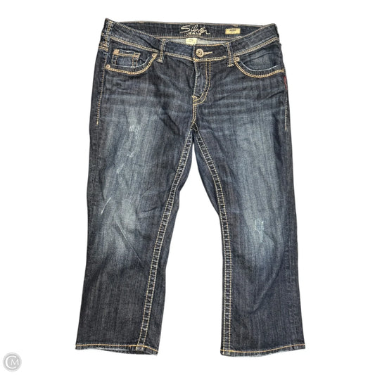 Capris By Silver In Blue Denim, Size: 12