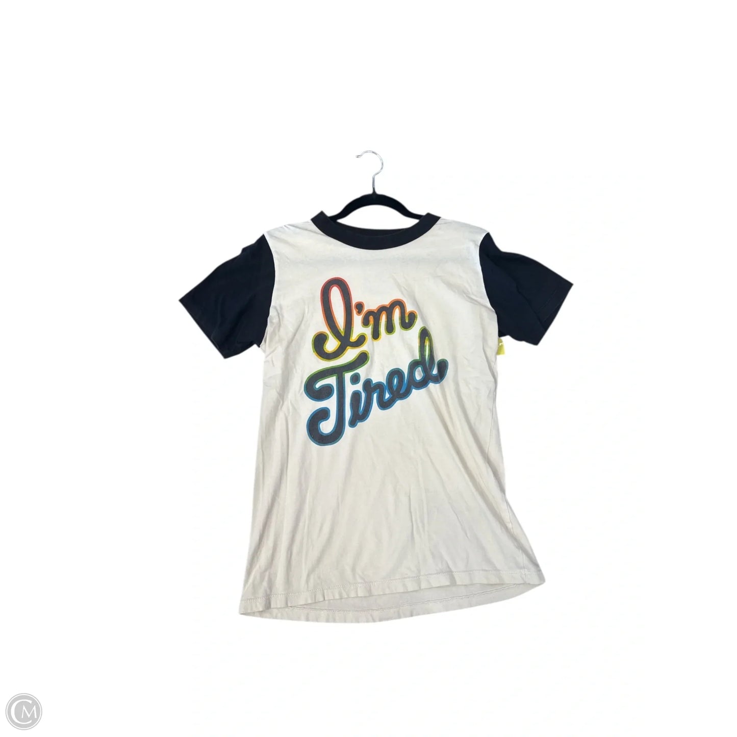 Top Short Sleeve Basic By Clothes Mentor In Cream, Size: Xxs