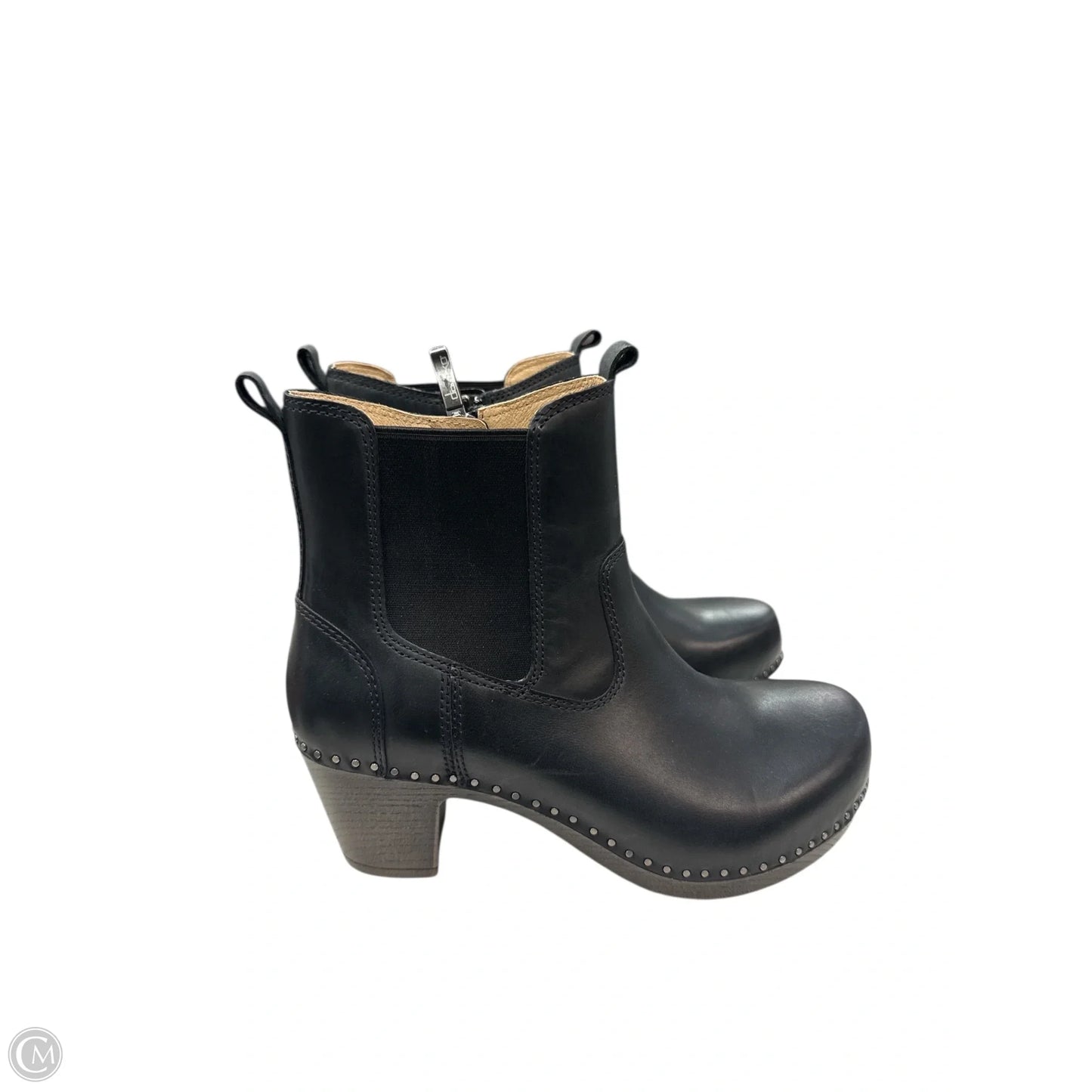 Boots Ankle Heels By Dansko In Black, Size: 8