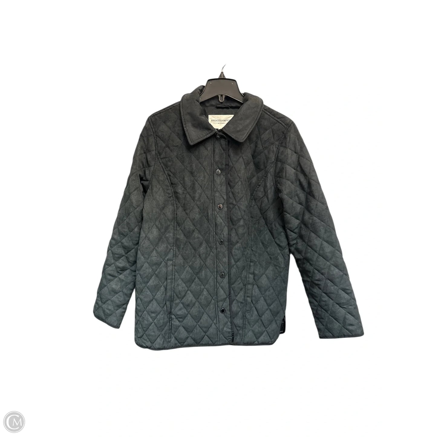Jacket Puffer & Quilted By Isaac Mizrahi Live Qvc In Black, Size: L