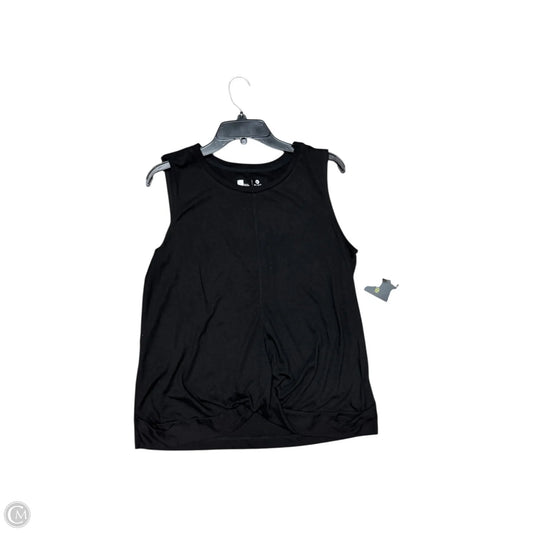 Top Sleeveless Basic By Xersion In Black, Size: L