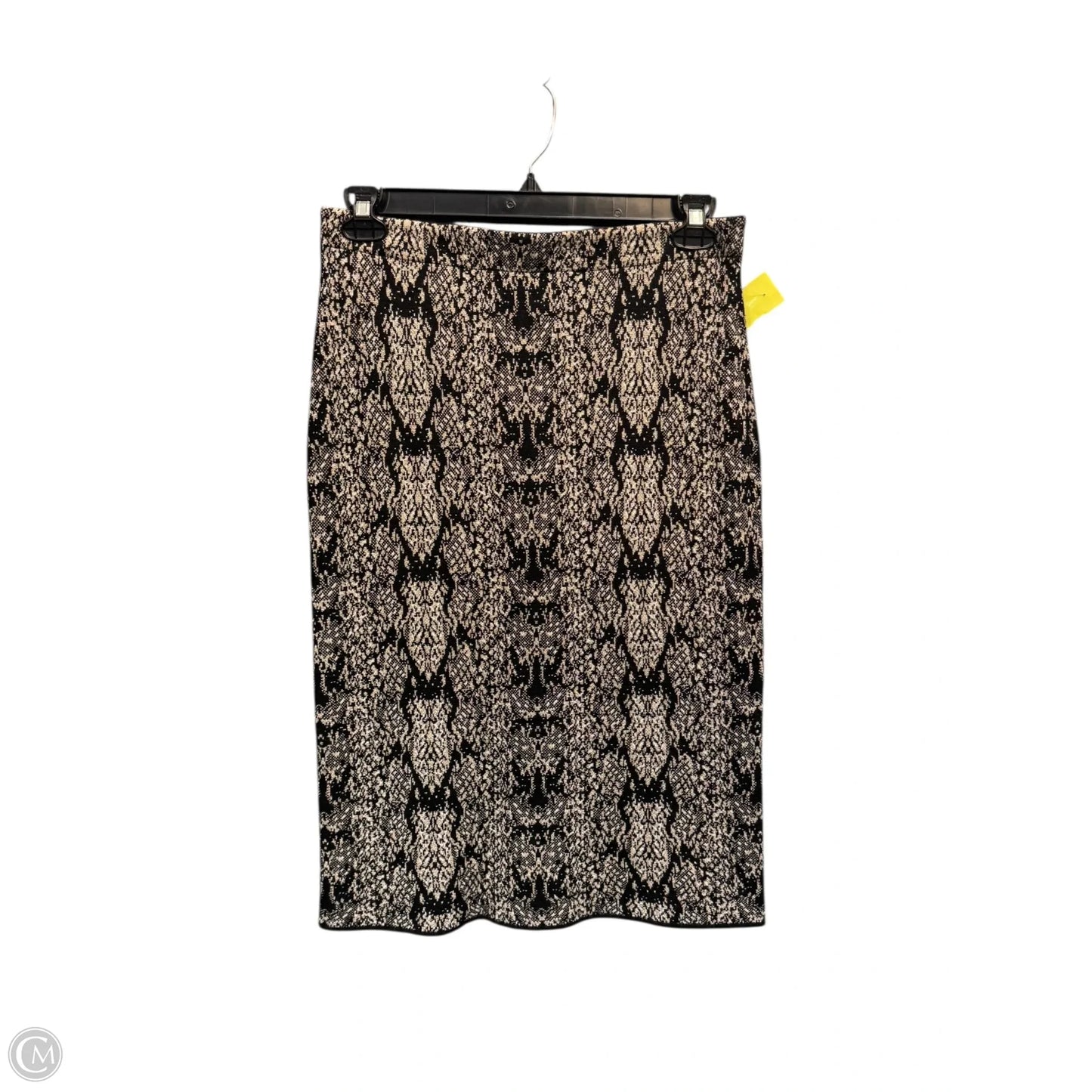 Skirt Maxi By Worthington In Black & Gold, Size: M