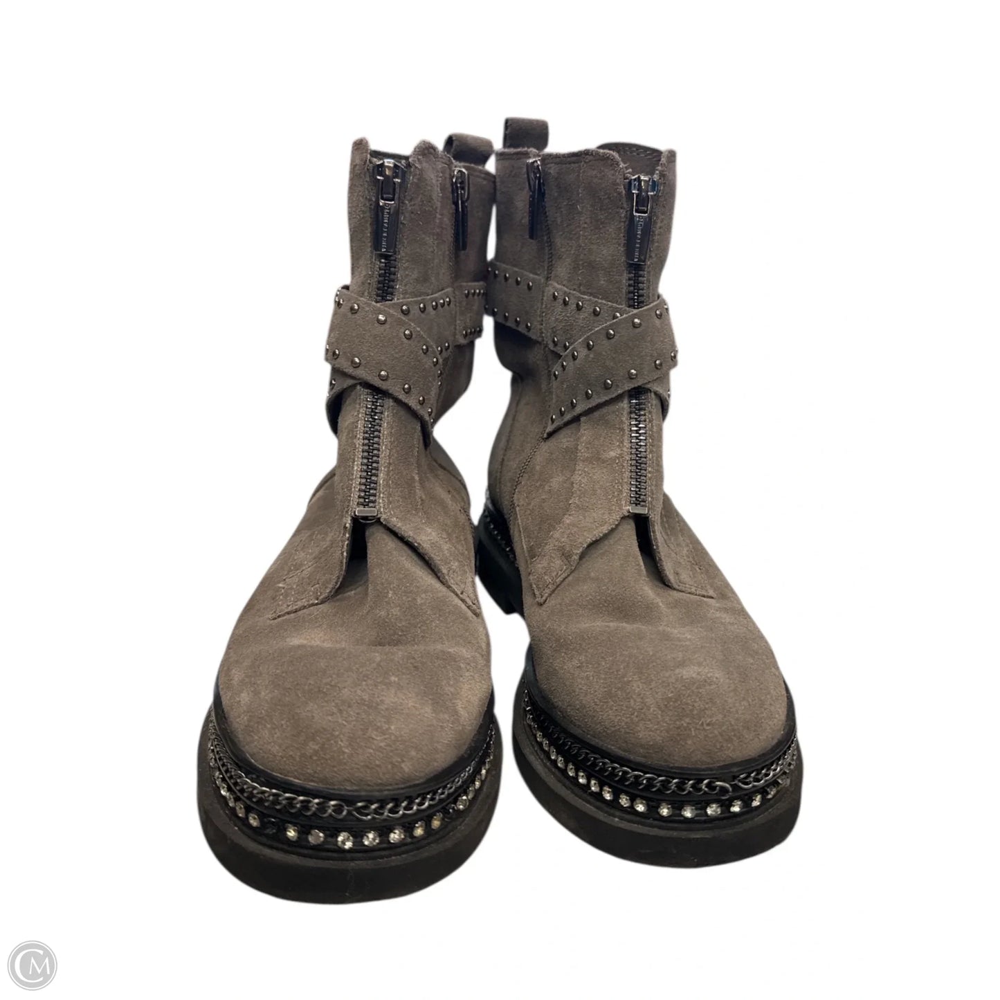 Boots Ankle Flats By Vince Camuto In Grey, Size: 6.5
