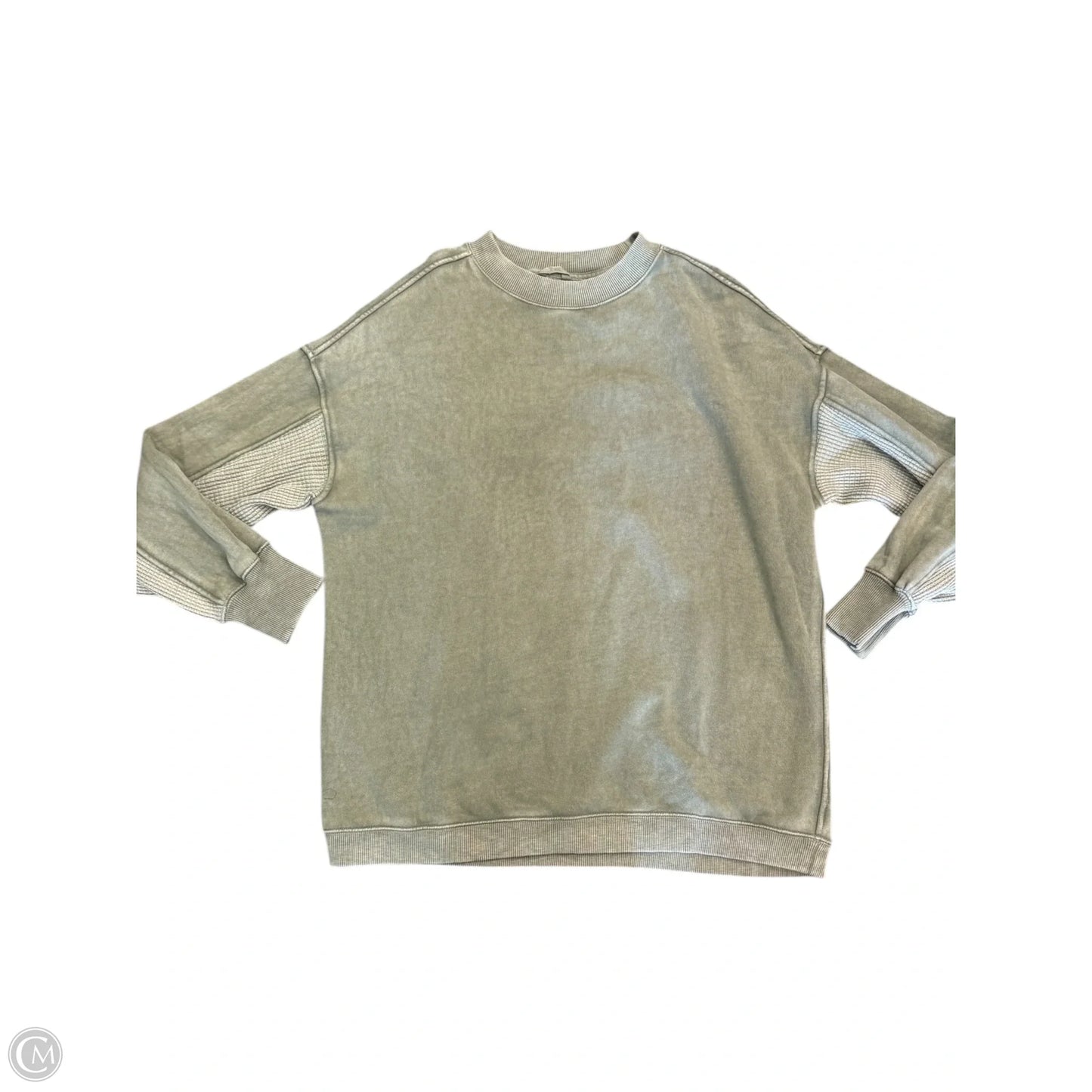 Sweatshirt Crewneck By Aerie In Green, Size: Xs