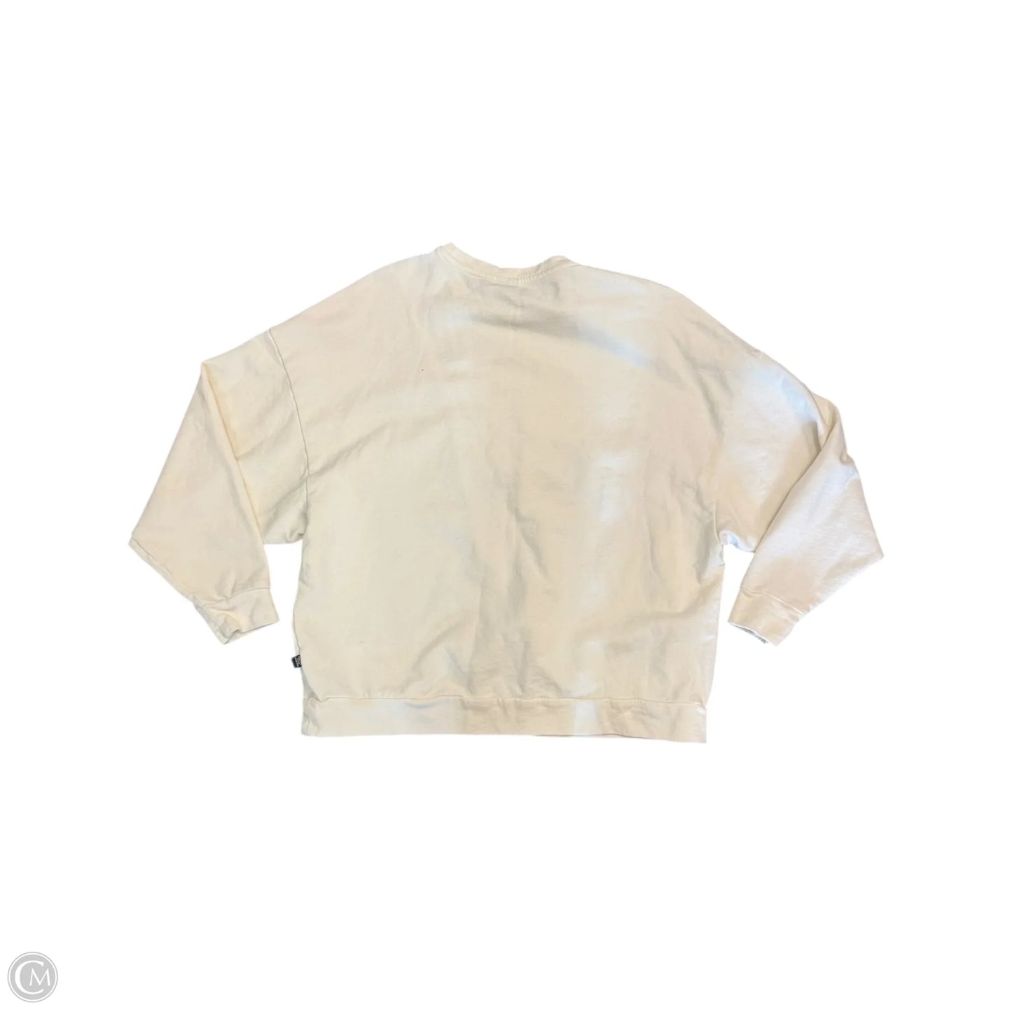 Sweatshirt Crewneck By Puma In Cream, Size: 2x