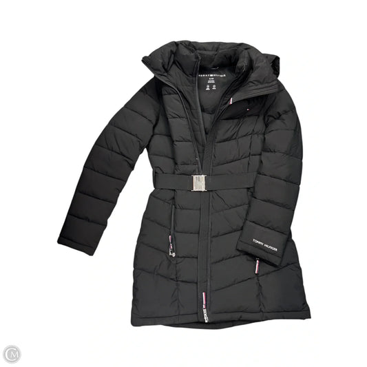 Coat Parka By Tommy Hilfiger In Black, Size: S