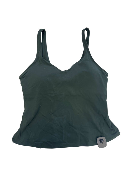 Athletic Tank Top By Lululemon In Green, Size: L