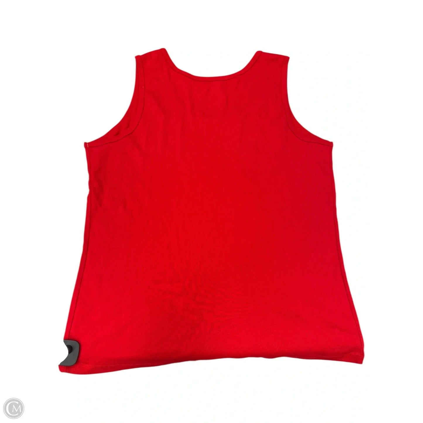 Top Sleeveless By St Johns Bay In Red, Size: 2x