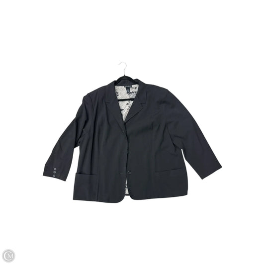 Blazer By Maggie Barnes In Black, Size: 2x