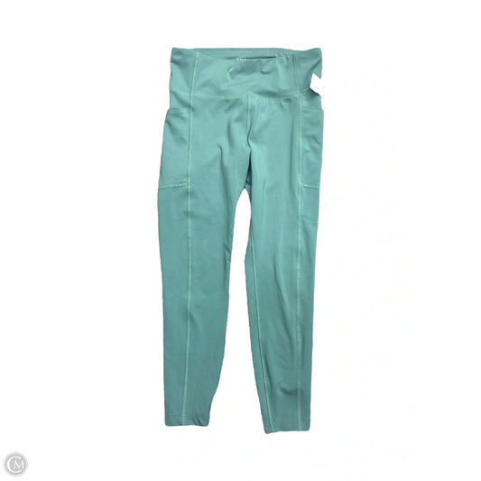 Athletic Leggings By Lands End In Green, Size: S