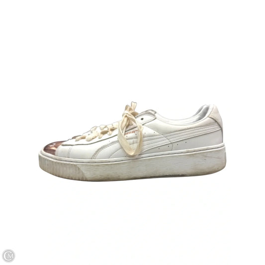 Shoes Sneakers By Puma In White, Size: 10