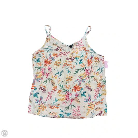 Top Sleeveless By Torrid In Floral Print, Size: 3x