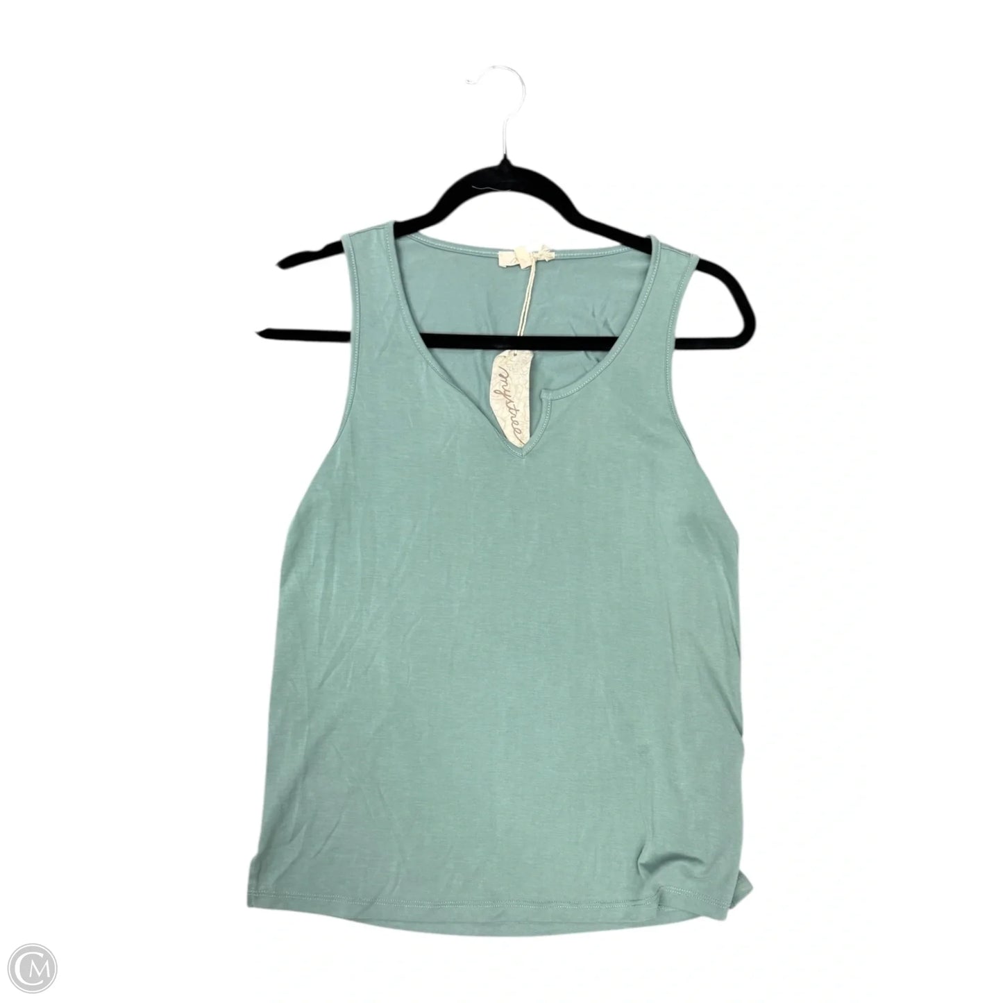 Top Sleeveless By Mystree In Green, Size: S