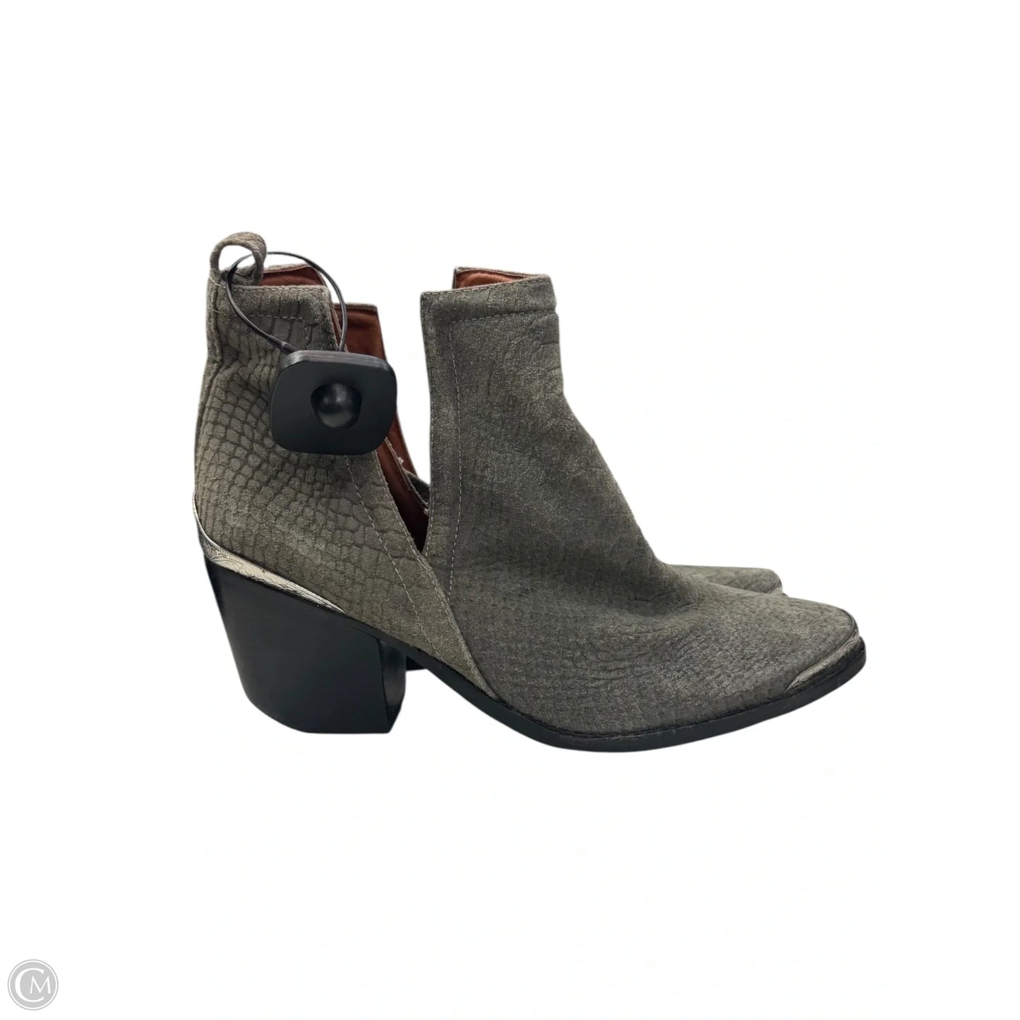 Boots Western By Jeffery Campbell In Grey, Size: 9